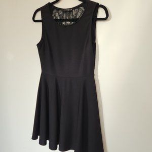Joyce Black Skull Cutout Dress - Size M